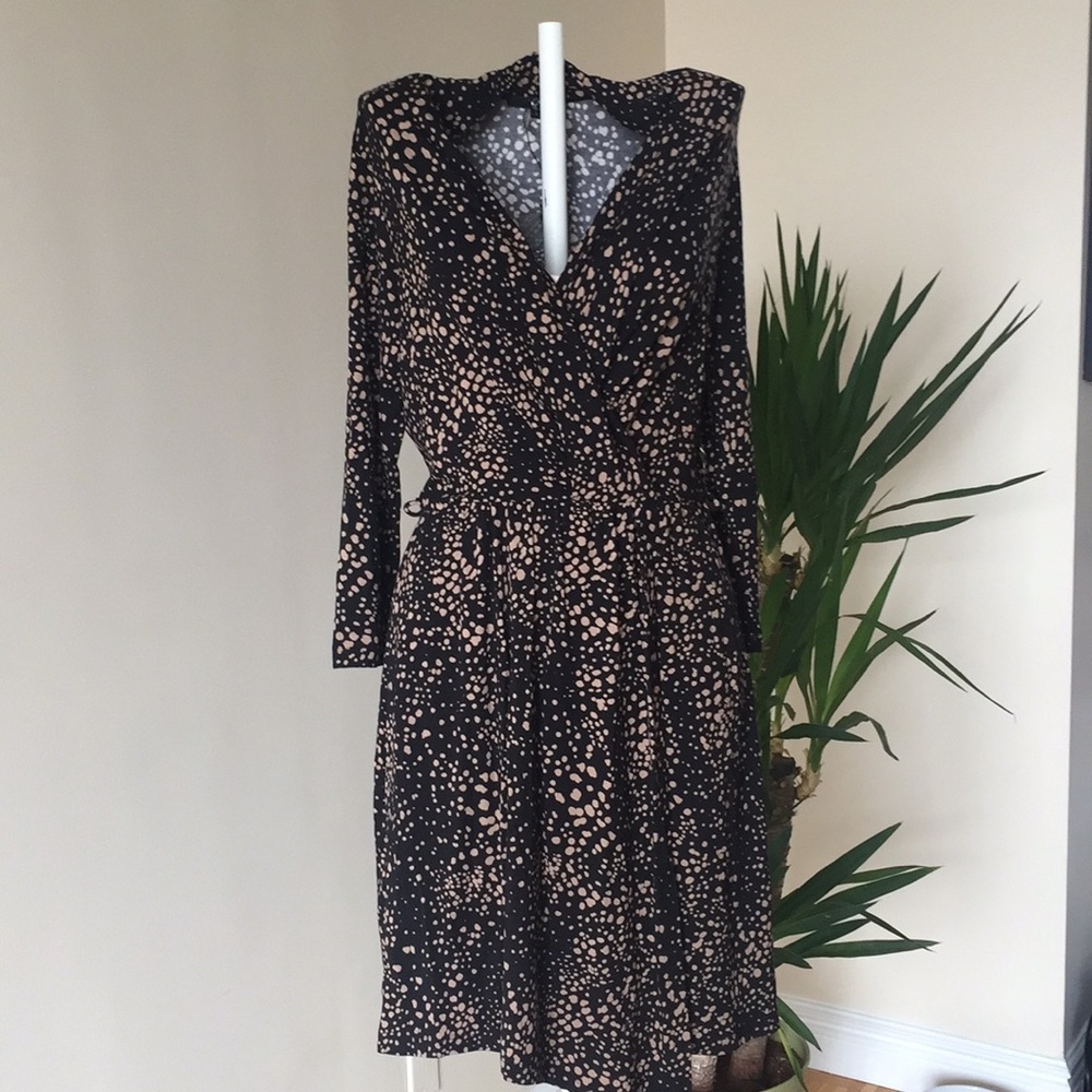 NWT Tart Collections Midi Dress black & tan small